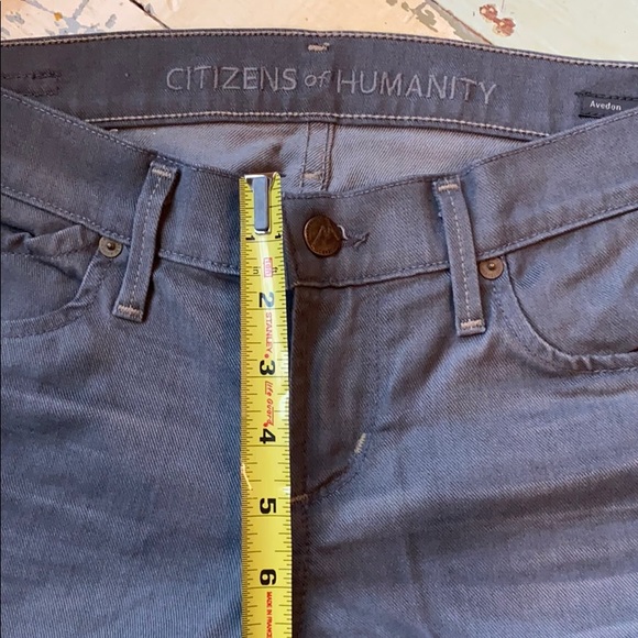 Citizens of Humanity gray denim skinny jeans 26 - Picture 5 of 10